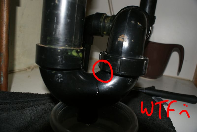 Clean Pipes Vs Leaky Sink Plumbing Kitchen